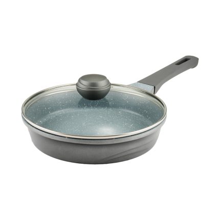 تابه تک دسته سایز 24 گرانیت طرح کره ای C