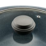 تابه تک دسته سایز 24 گرانیت طرح کره ای C