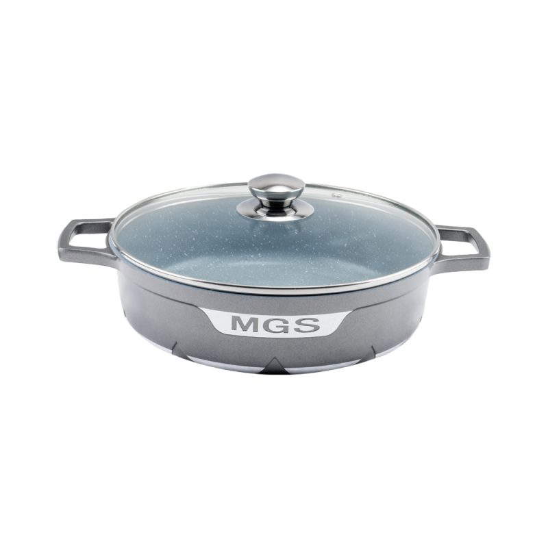 تابه دو دسته سایز 28 گرانیت طرح جرمنی C