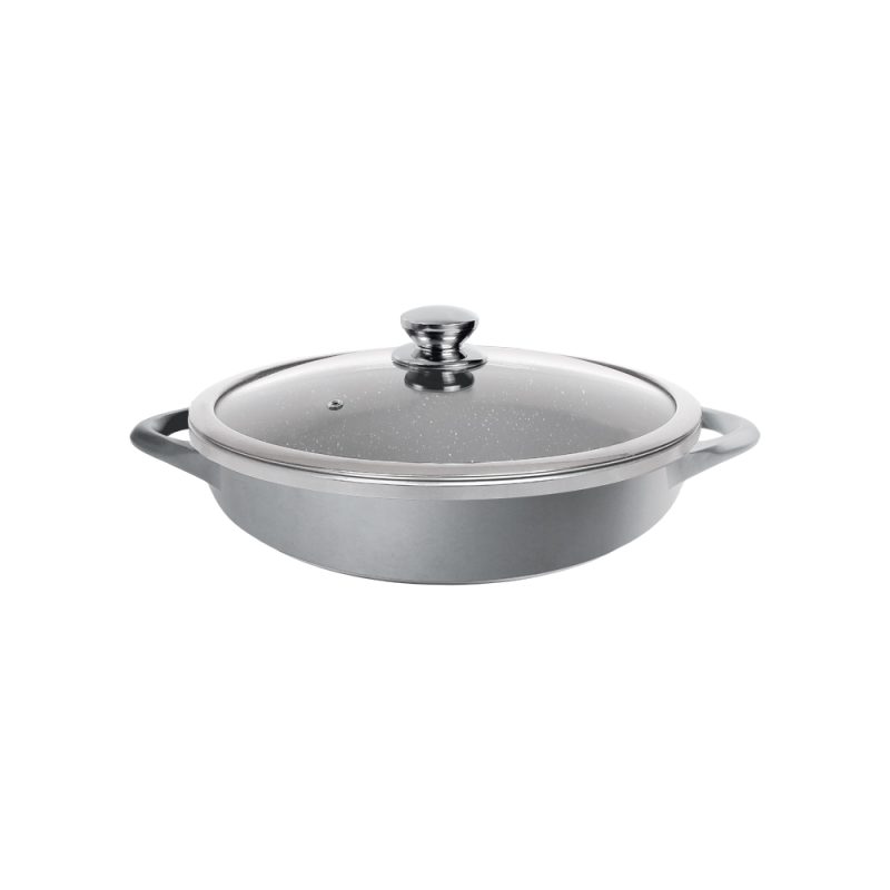 تابه دو دسته سایز 40 گرانیت طرح ایتالیا B