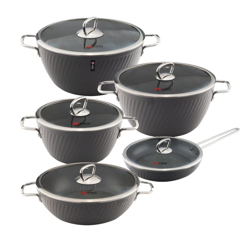 سرویس قابلمه 10 پارچه فورج طرح ماینز سری پنج