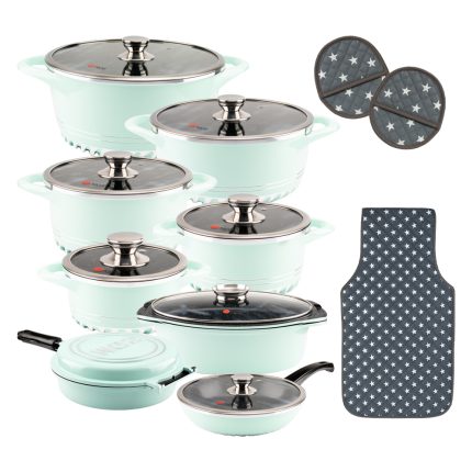 سرویس قابلمه 22 پارچه گرانیت طرح ایتالیا C