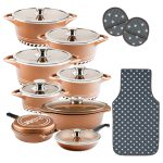 سرویس قابلمه 22 پارچه گرانیت طرح ایتالیا C