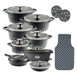 سرویس قابلمه 22 پارچه گرانیت طرح ایتالیا C