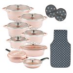 سرویس قابلمه 22 پارچه گرانیت طرح ایتالیا C