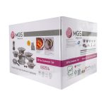 سرویس قابلمه 25 پارچه گرانیت طرح جرمنی B کد GB2514 خاکستری