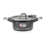 سرویس قابلمه 25 پارچه گرانیت طرح جرمنی B کد GB2514 مشکی