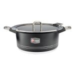 سرویس قابلمه 25 پارچه گرانیت طرح جرمنی B کد GB2514 مشکی