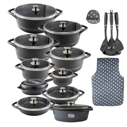 سرویس قابلمه 33 پارچه گرانیت طرح ایتالیا B