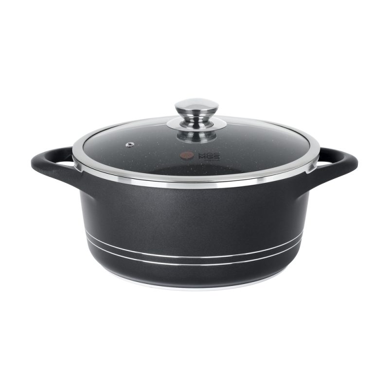 قابلمه دو دسته سایز 24 گرانیت طرح ایتالیا B