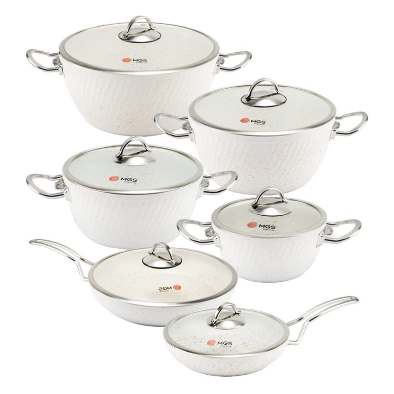 سرویس قابلمه 12 پارچه فورج طرح ماینز سری دوم