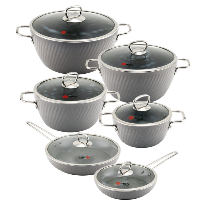 سرویس قابلمه 12 پارچه فورج طرح ماینز سری سوم