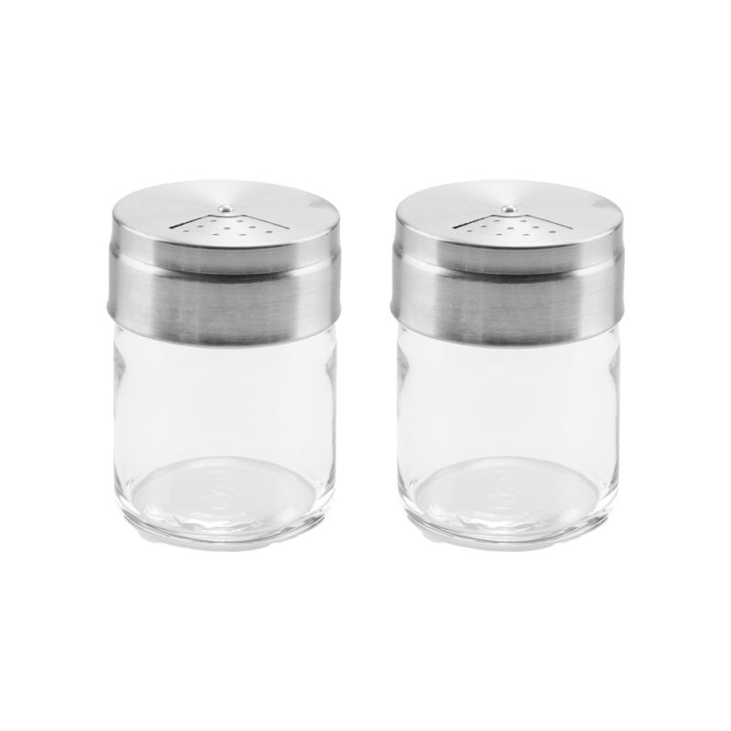 نمکدان جفتی پاشاباغچه درب استیل